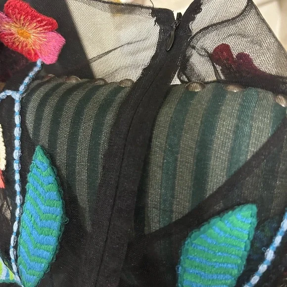 Saltwater LUXE Black FLORAL TULLE MAXI HOST PICK 💖💰🦋💗💜💯👀👀 - Picture 7 of 9